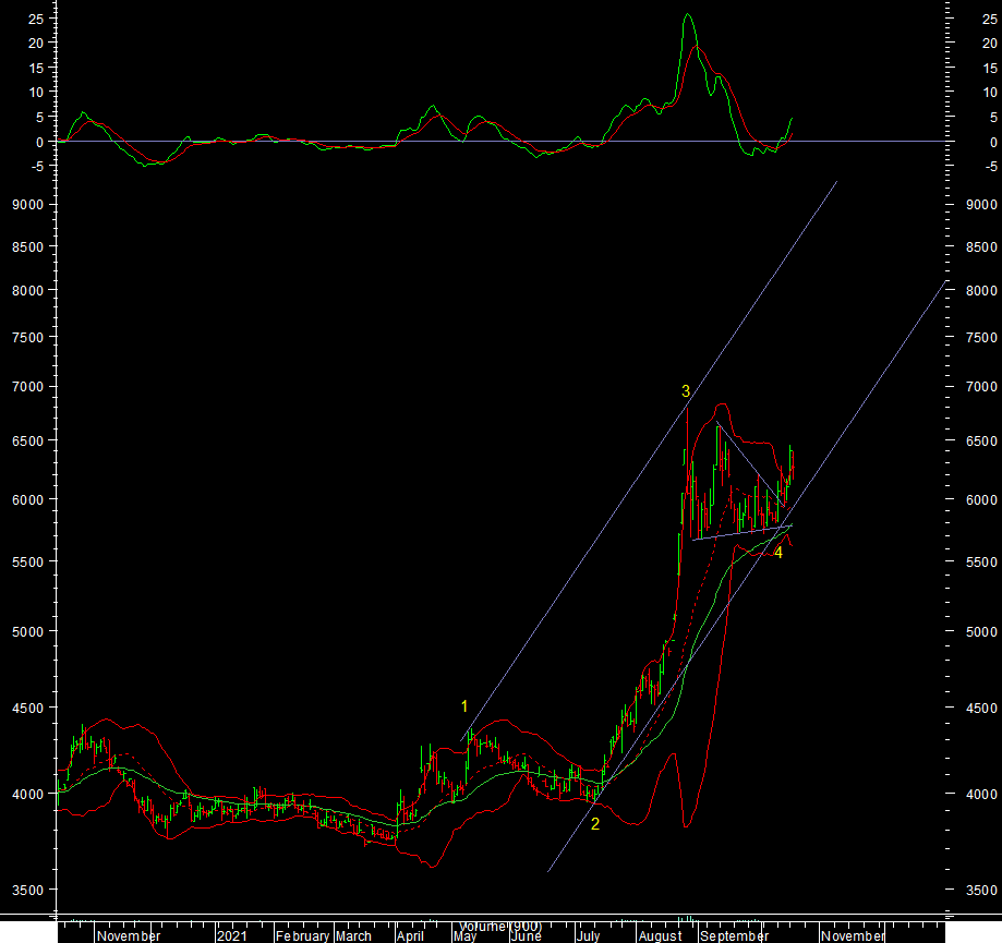 Indiacharts Guar Seed NCDEX